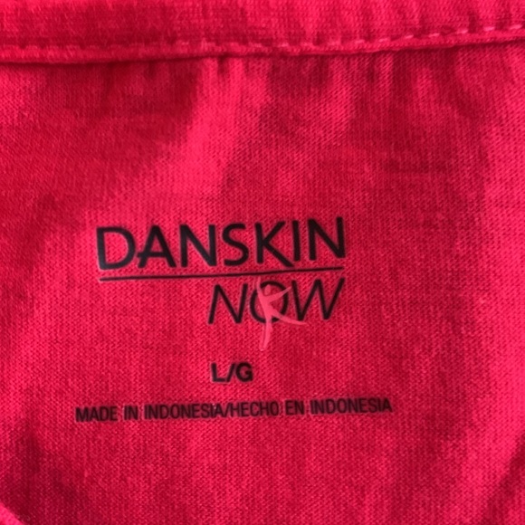 Danskin Now pink short sleeve tee shirt. Size large (12/14). - Picture 2 of 6